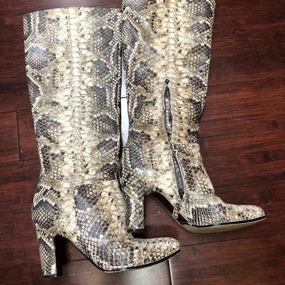 Sam Edelman Shoes - Sam Edelman python print boots